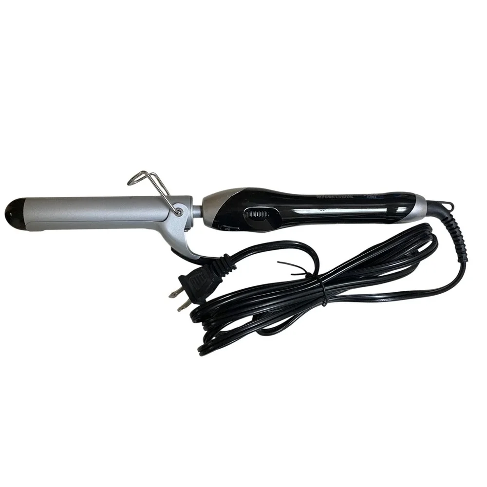 Gold N Hot Professional Infrared‎ Spring Curling Iron GH3115 Black Silver 1 Inch